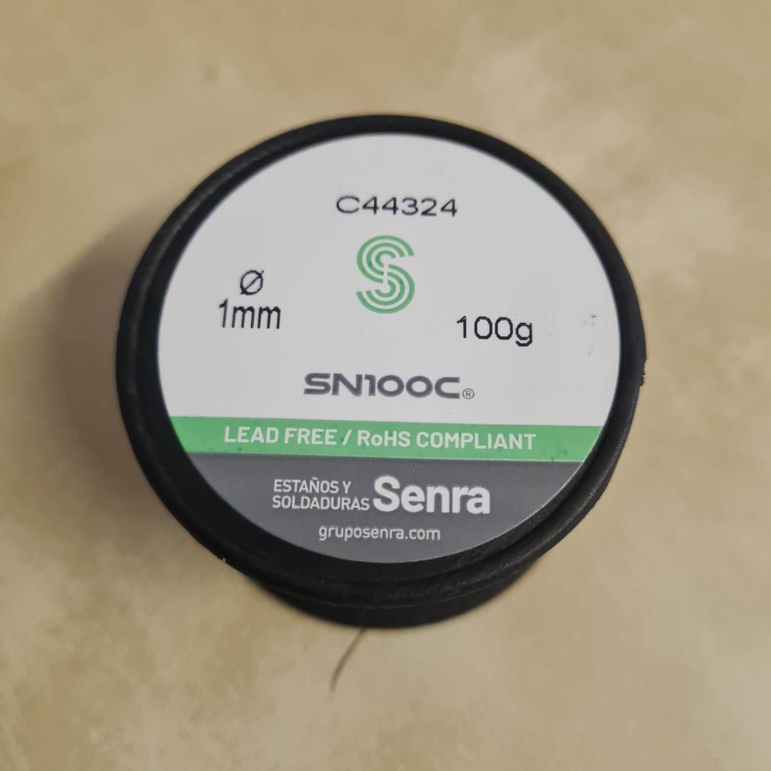 Lötdraht Zinndraht SN100C bleifrei 2,2 % Flux 1 mm - Auswahl: 100 g