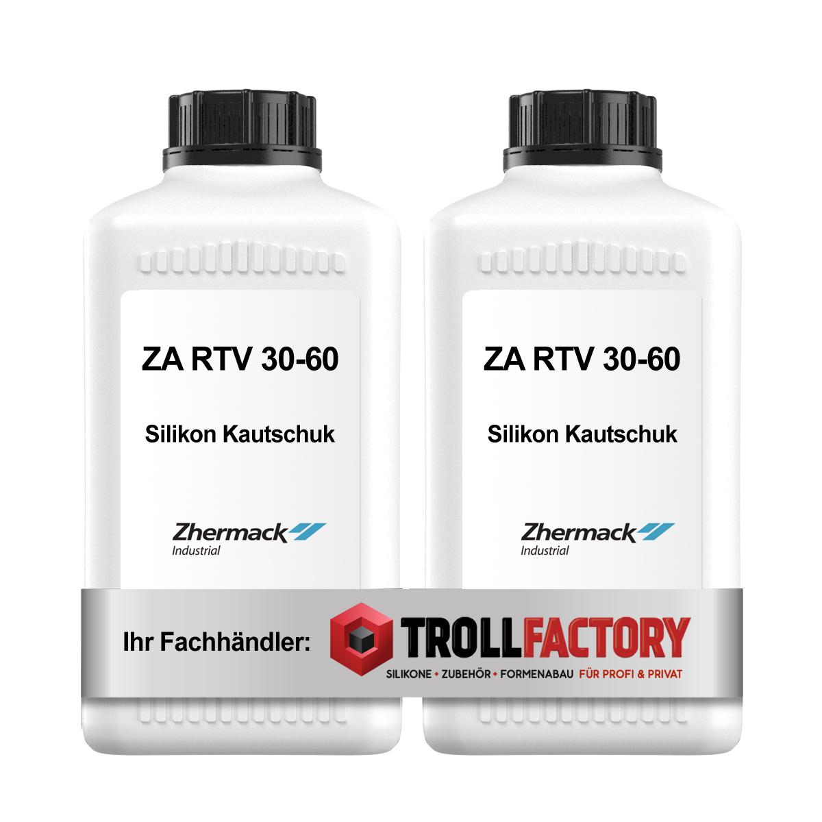 Zhermack Silikon Kautschuk ZA RTV 30-60 weiss super belastbar - Größe: 2kg