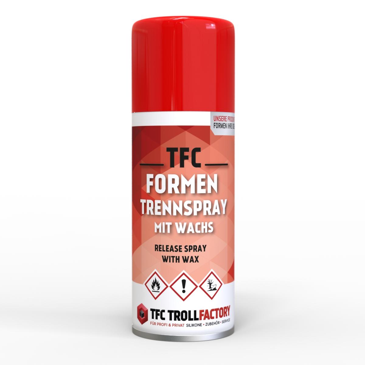 TFC Formen Trennspray mit Wachs für Resin Giessharz silikonfrei - Menge: 1 x 400ml TFC Formen Trennspray mit Wachs für Resin Giessharz silikonfrei - Menge: 1 x 400ml