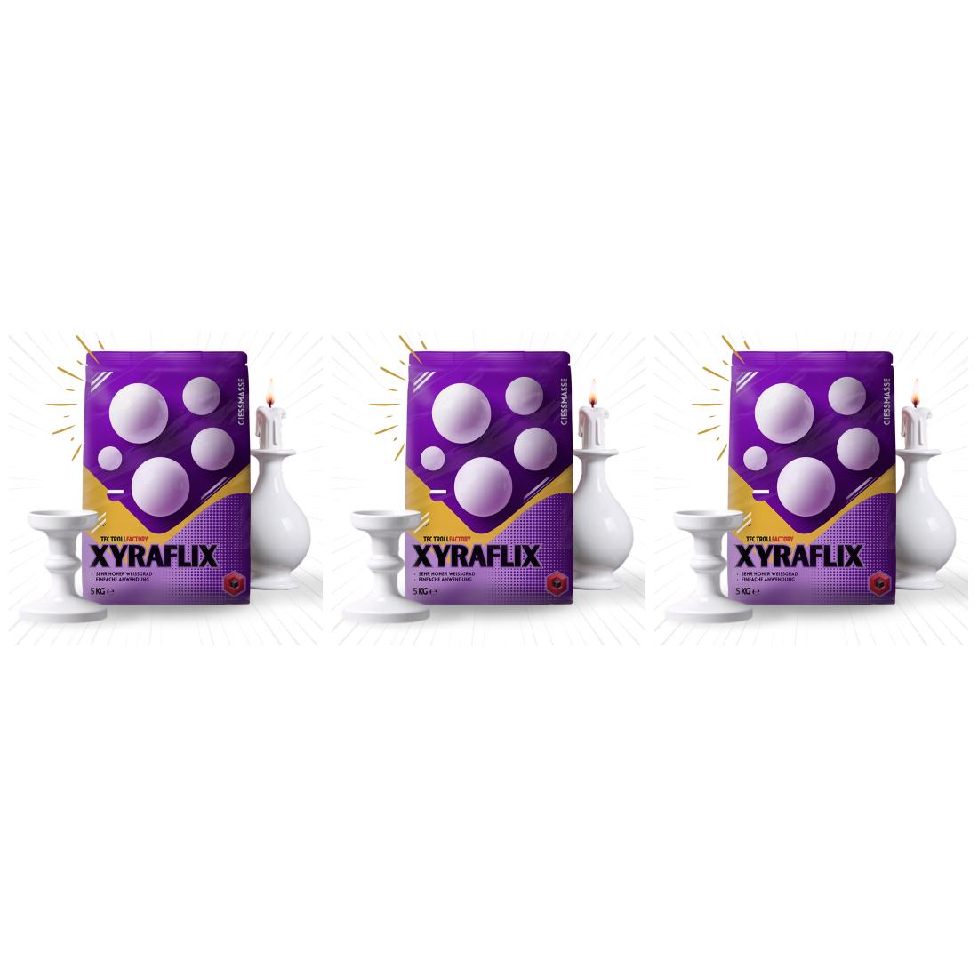 TFC Xyraflix Giessmasse weiss 3:1 - Größe: 15 kg (3 x 5 kg)