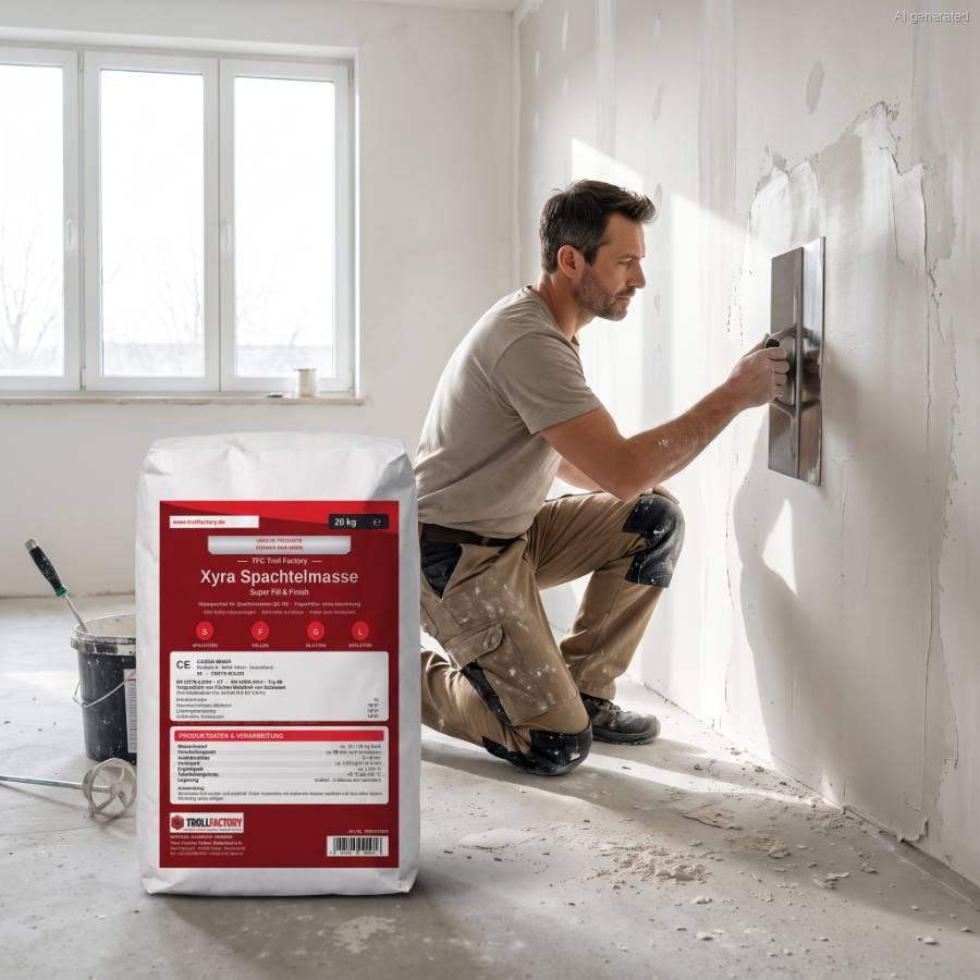 TFC Xyra Spachtelmasse Super Fill & Finish, Gipsspachtel Q1-Q4  Größe: 20 kg