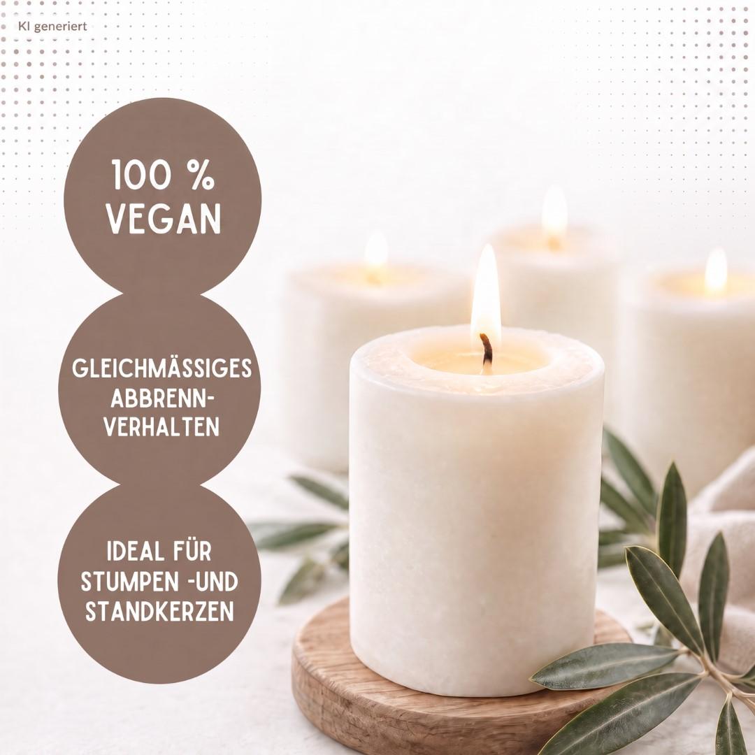 Olivenwachs Kerzenwachs vegan Kerzen gießen Naturbasis TOP Wachs Pastillen - Größe: 4 kg