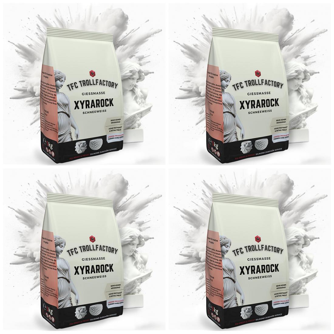 TFC Xyrarock PREMIUM Giessmasse 4:1 brillantweiss - Größe: 4 x 5 kg