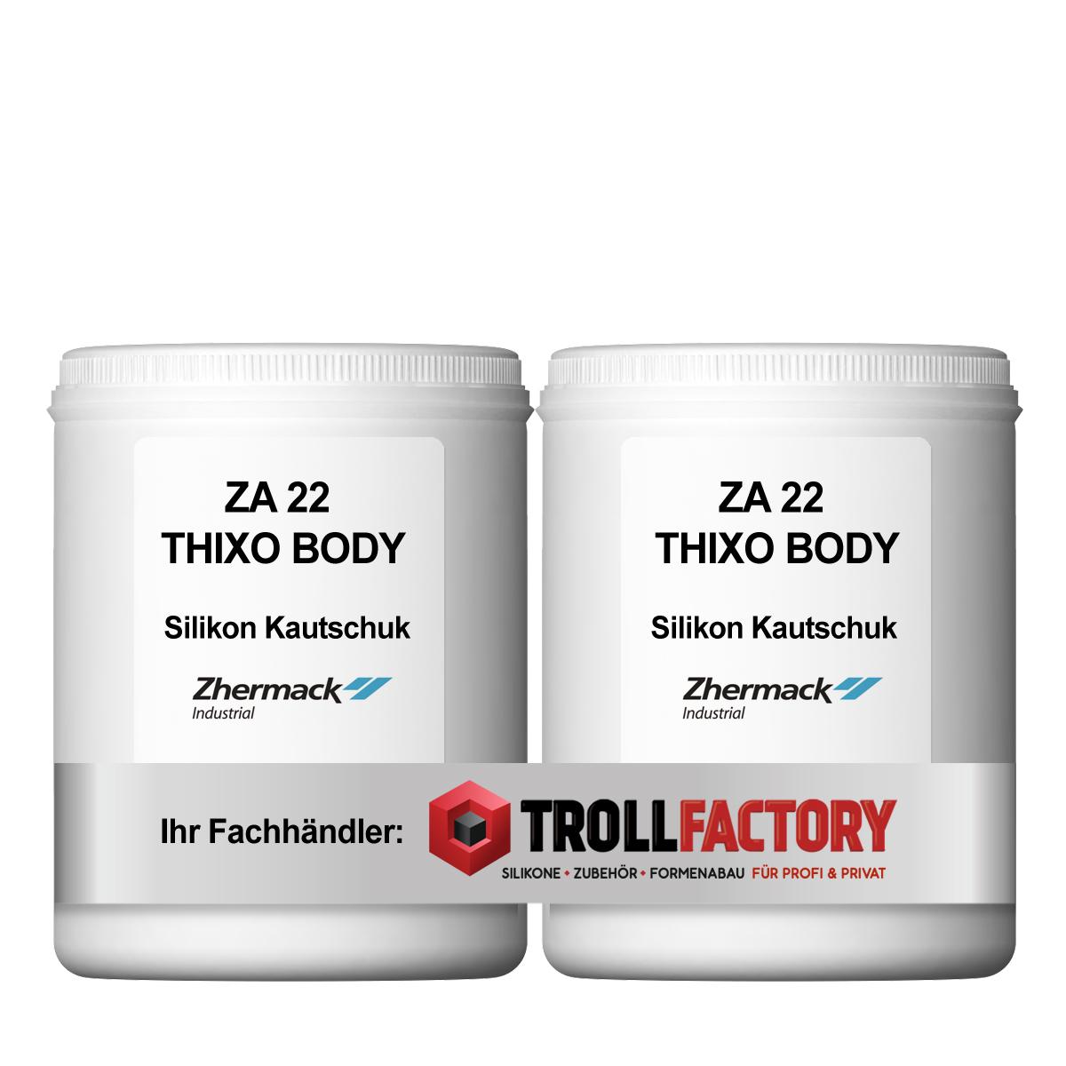 Zhermack Silikon Kautschuk ZA 22 THIXO BODY Thixotropic Haut streichfähig 6KG  Zhermack Silikon Kautschuk ZA 22 THIXO BODY Thixotropic Haut streichfähig 6KG