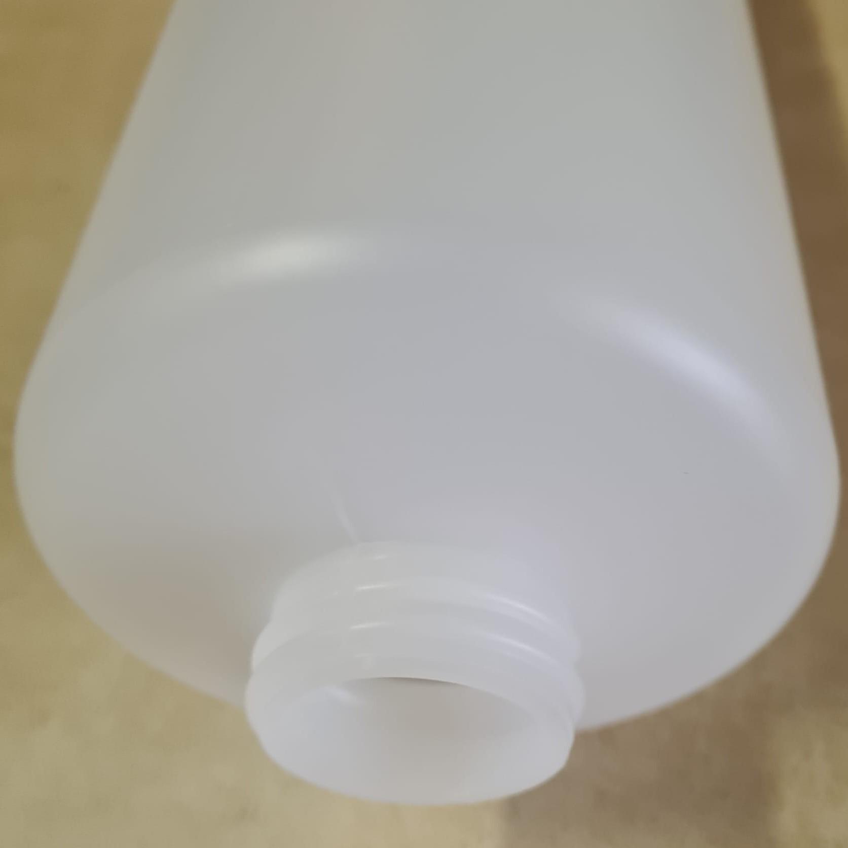 Leerflasche rund HDPE 132 x 1000ml ohne Deckel/Verschluss, 32mm Gewinde