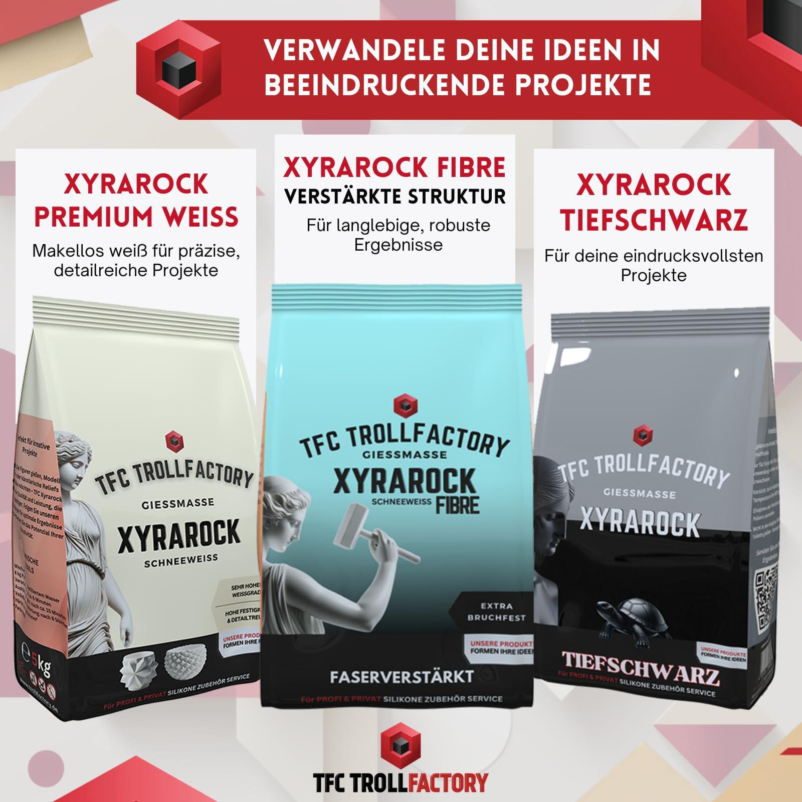 TFC Xyrarock PREMIUM Giessmasse 4:1 brilliantweiss - Größe: 3 x 5kg
