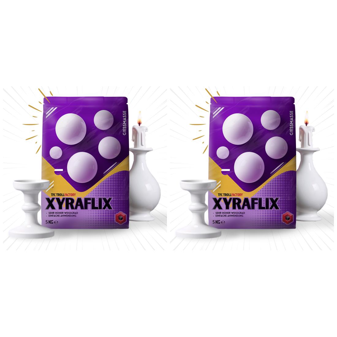 TFC Xyraflix Giessmasse weiss 3:1 - Größe: 10 kg (2 x 5 kg)