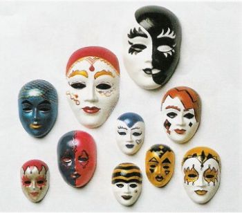 Relief Form Masken Set 10-tlg. Relief Form Masken Set 10-tlg.