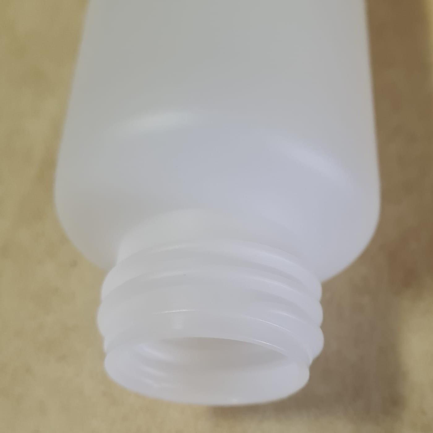Leerflasche rund HDPE 400 x 250ml ohne Deckel/Verschluss, 32mm Gewinde