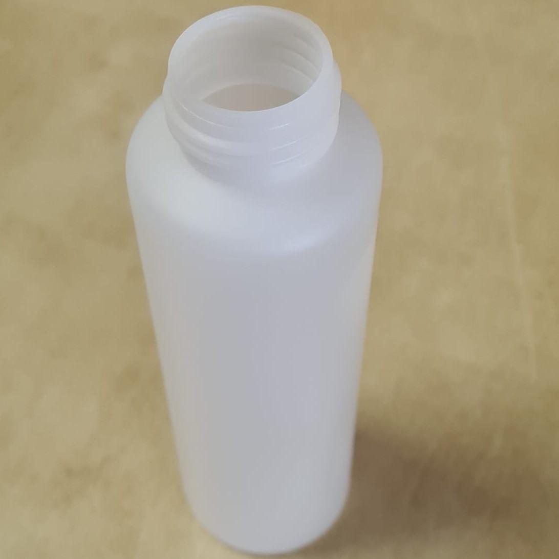Leerflasche rund HDPE 400 x 250ml ohne Deckel/Verschluss, 32mm Gewinde 