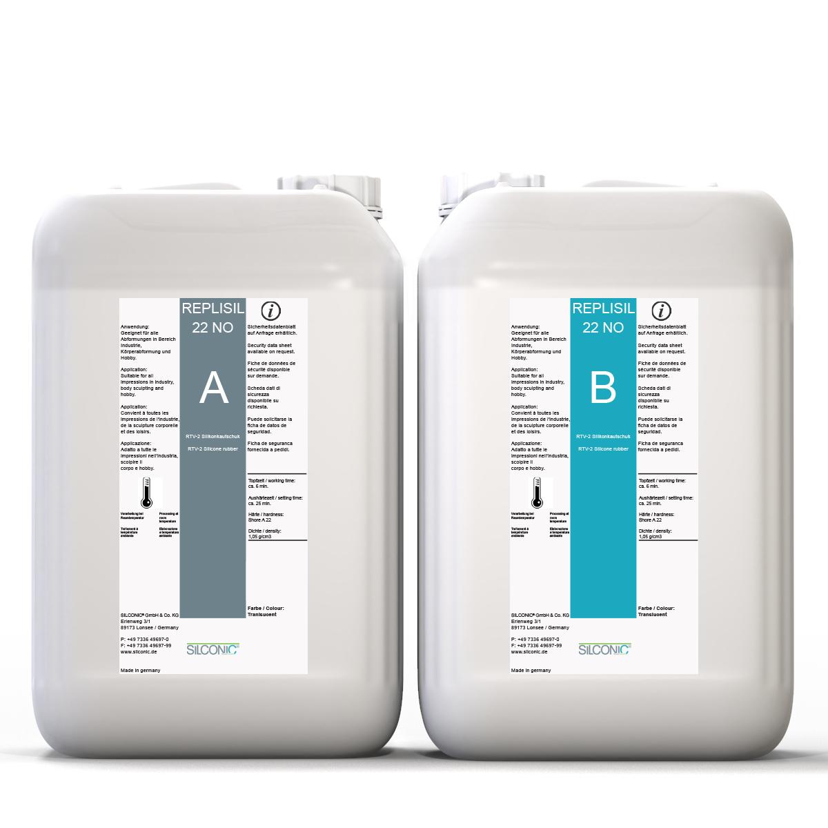 REPLISIL 22 NO transluzent SET - Größe: 12kg (2x6kg) REPLISIL 22 NO transluzent SET - Größe: 12kg (2x6kg)