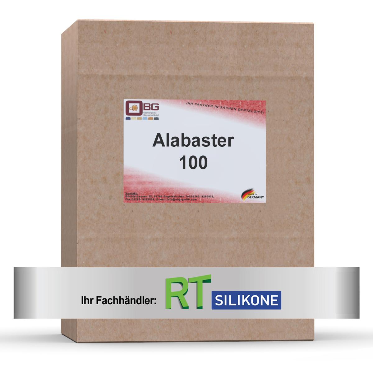 Alabaster 100 Alabastergips naturweiß - Größe: Größe 10 kg