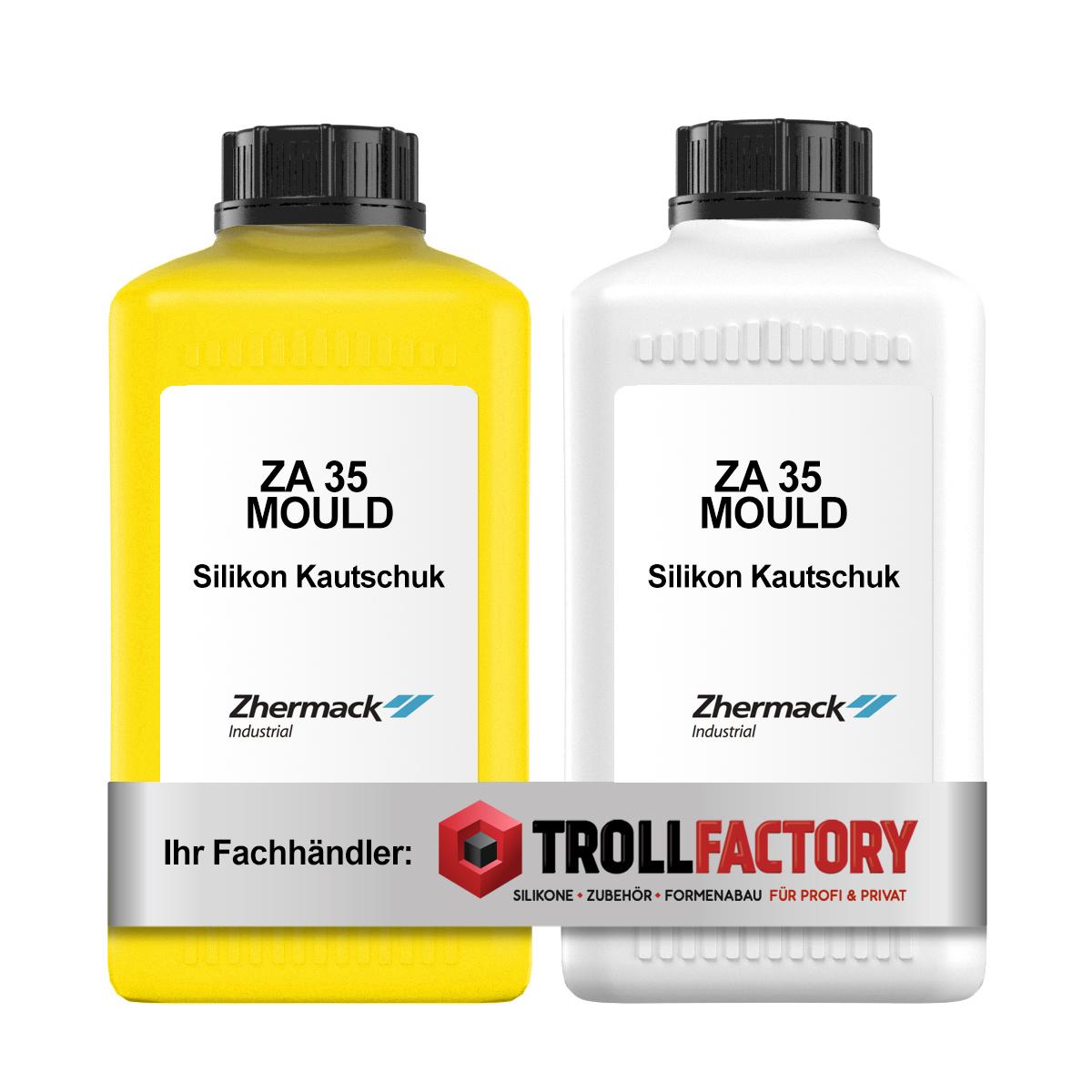 Zhermack Silikon ZA 35 MOULD gelb Abformsilikon mittelhart - Größe: 2kg