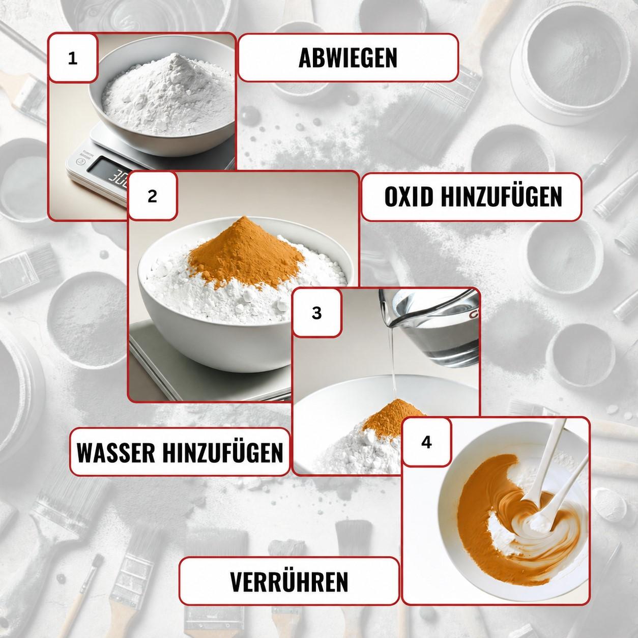 TFC Farbpigment Oxid orange - Größe: 100 g
