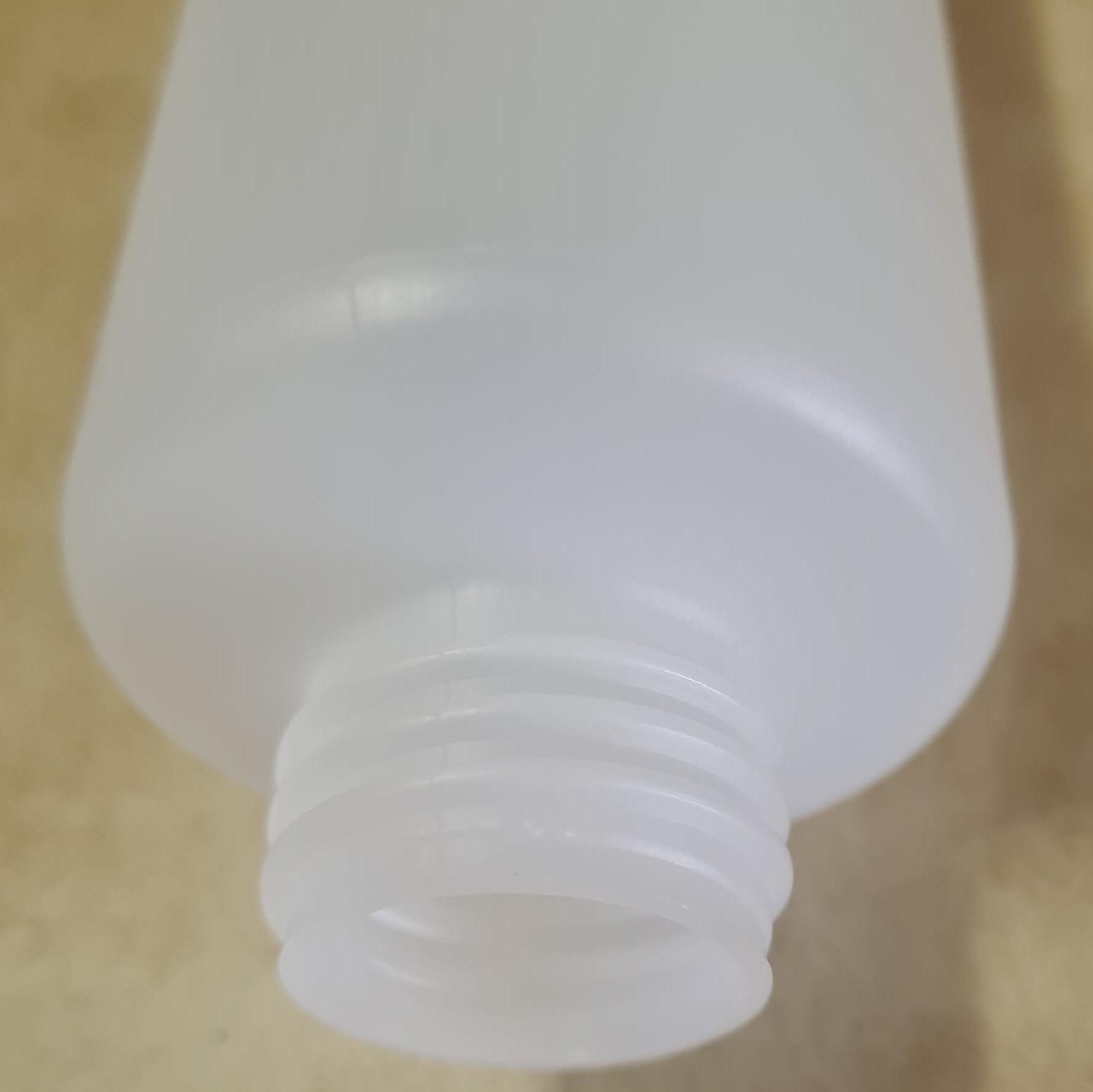 Leerflasche rund HDPE 240 x 500ml ohne Deckel/Verschluss, 32mm Gewinde