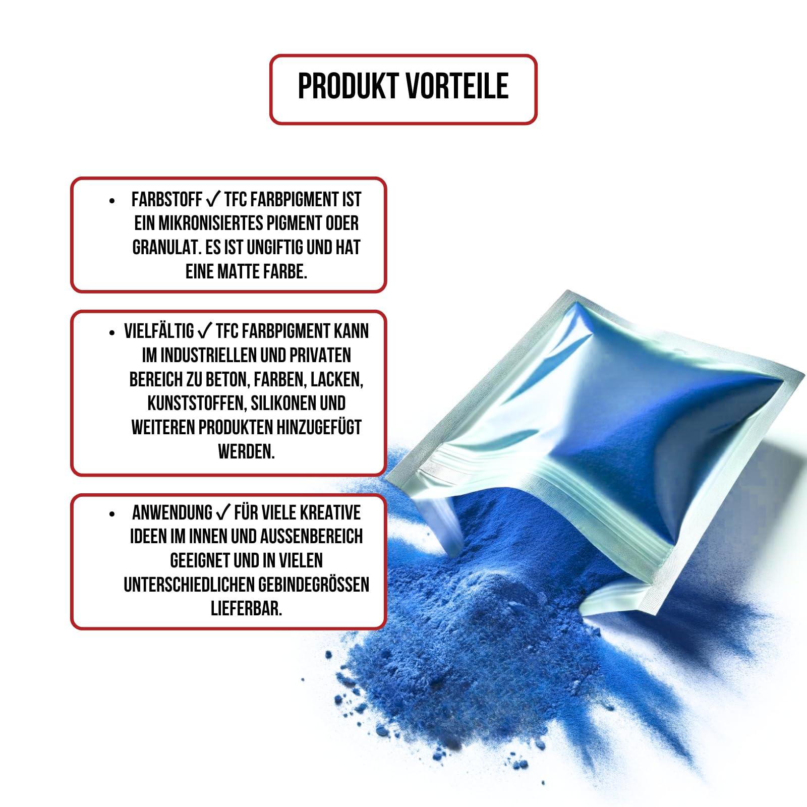 Set 7 x TFC Farbpigment Oxid je 50 g schwarz braun, grün, hellblau, ziegelrot, gelb, weiß