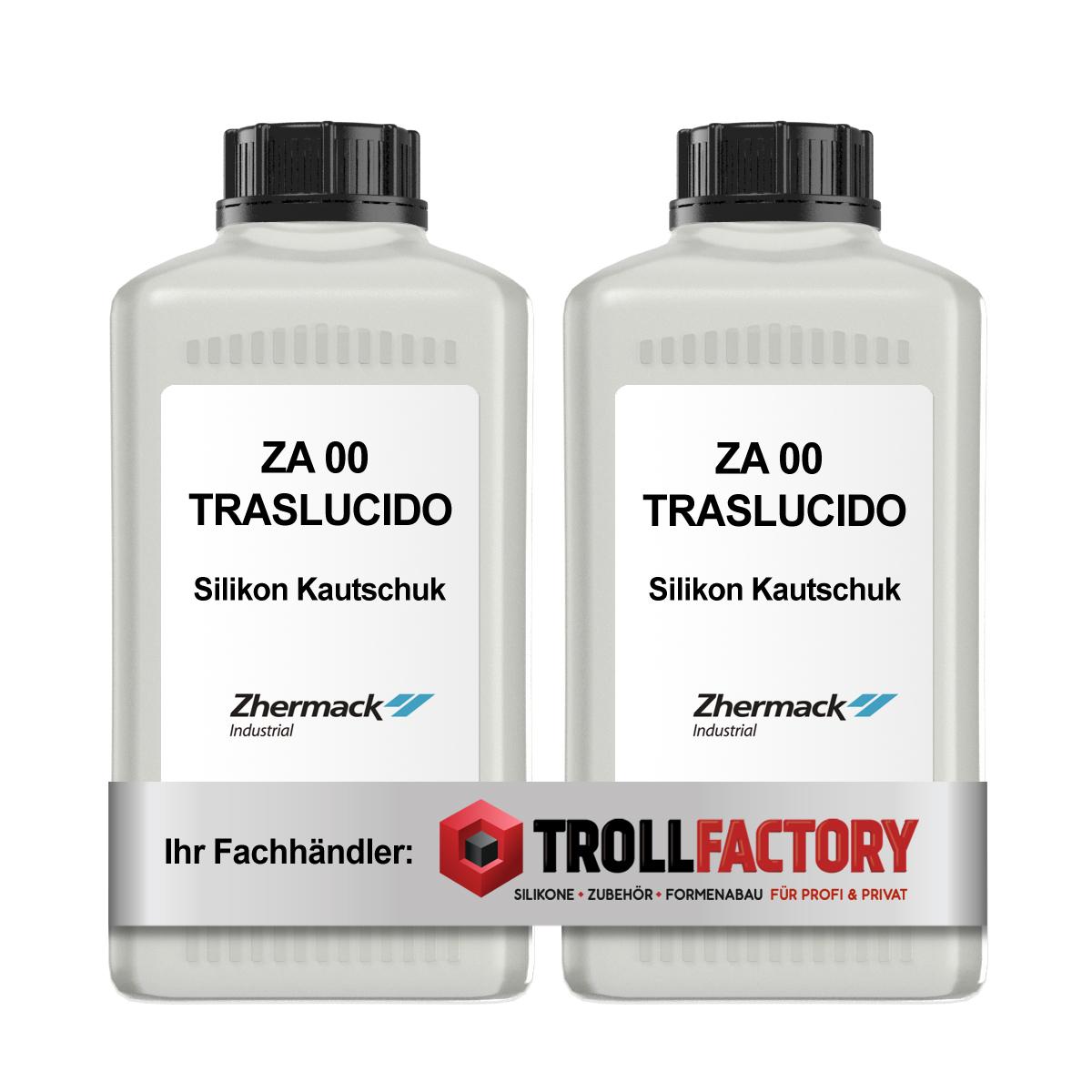 Zhermack Silikon Kautschuk ZA 00 Transluzent super weich soft - Größe: 2kg