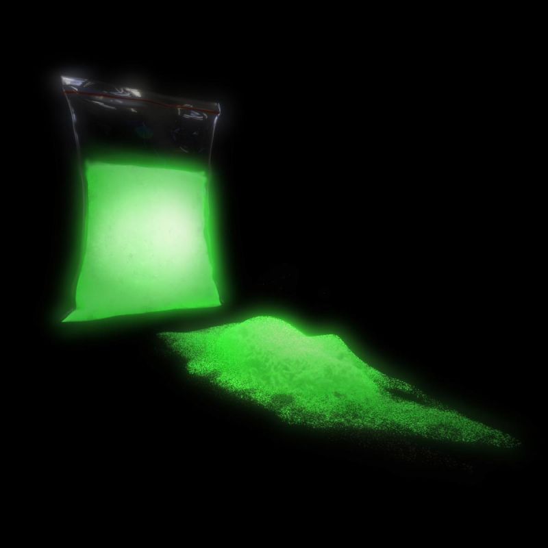 TFC Nachleuchtpigment Leuchtpulver Farbe in der Nacht grün