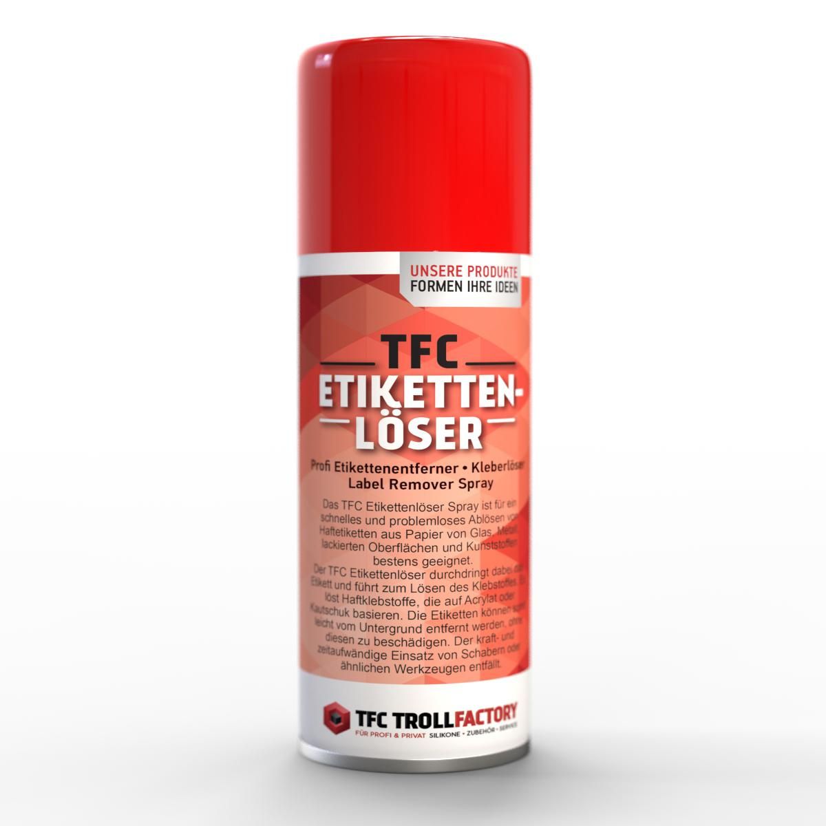TFC Etikettenlöser Etikettenentferner Kleberlöser Label Remover Spray