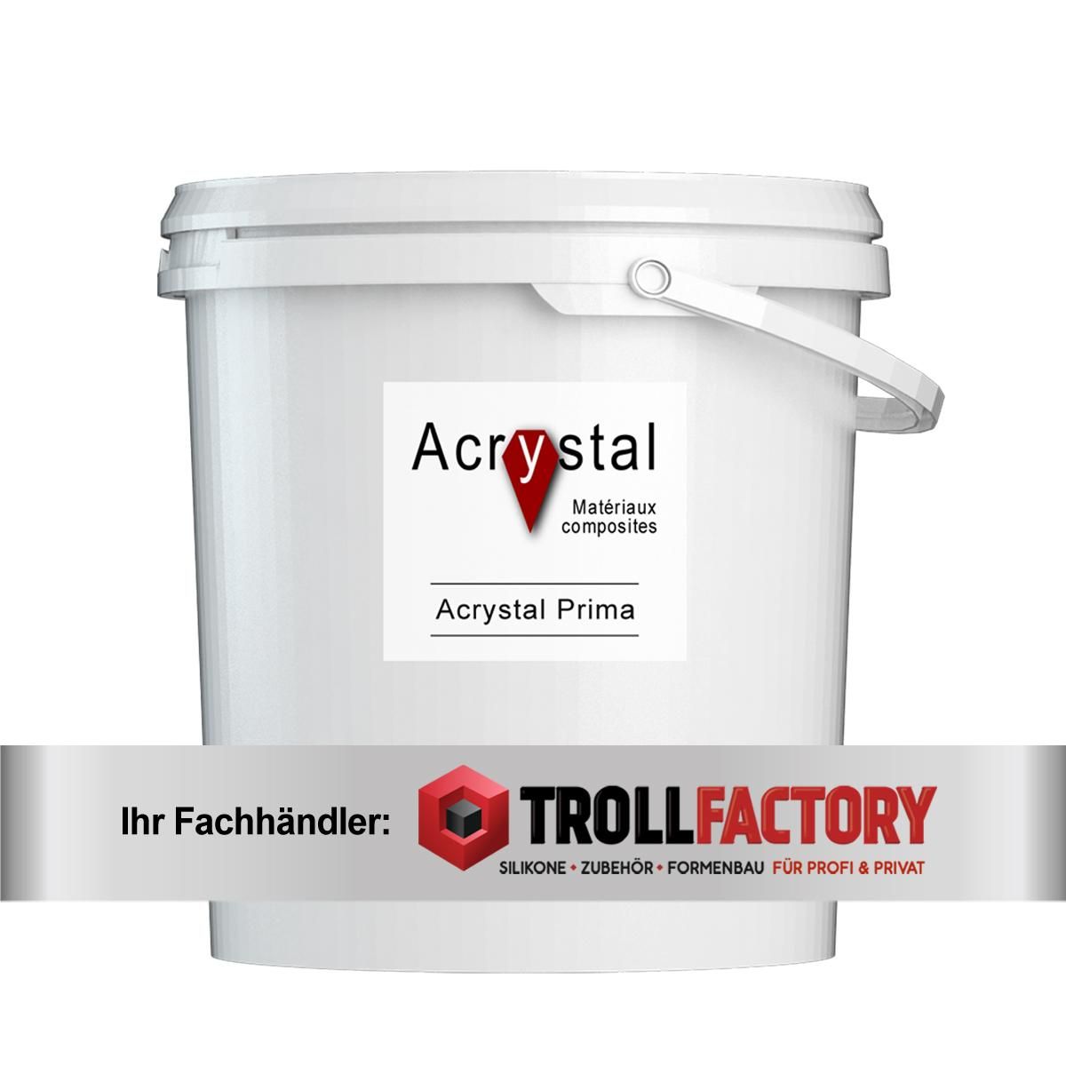 ACRYSTAL Acrylharz auf Wasserbasis NUR Pulver CRYSTAL Komponente A - Größe: 25kg