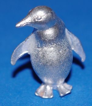 Zinngießform Pinguin, ca. 20g Reinzinn